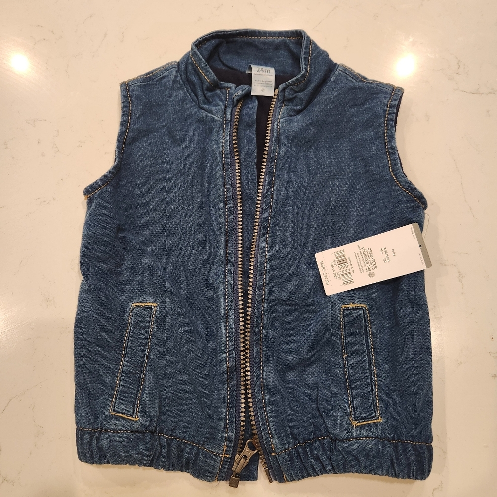 Carter's Boys Denim Vest Size 24M